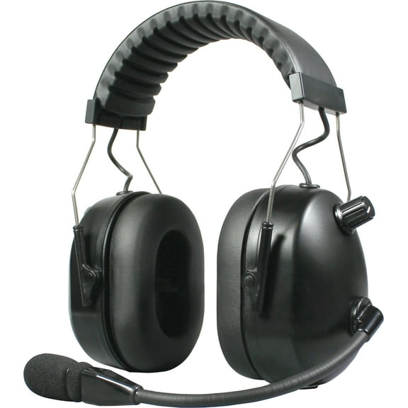 PRYME HBB-EMB83-KIT Heavy Duty Over The Head (Aviation Style) Dual Muff Headset with Radio Cable Set for XPR61xx/65xx/70xx/75xx and APX Series