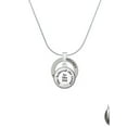 thumbnail image 2 of Delight Jewelry Silvertone Domed She Believed She Could So She Did Hockey Ring Charm Necklace, 18", 2 of 4