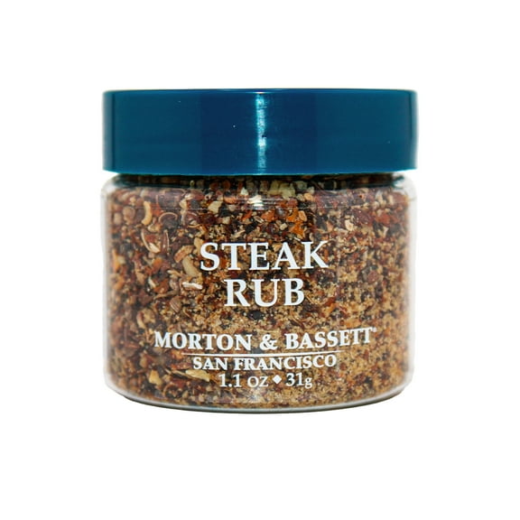 Morton & Bassett Steak Rub Seasoning, 1.1 oz – Spice Blend