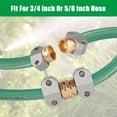 thumbnail image 2 of 3 Sets Full Brass Hose Repair Kit 3/4'' 5/8'' Male Female Garden Water Connector, 2 of 9