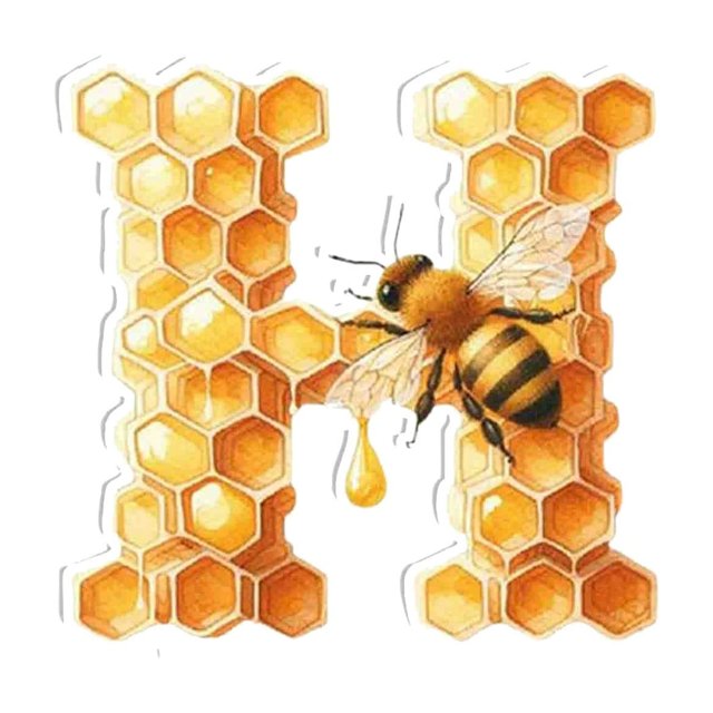 Christmas Decorations Acrylic 26 Letters Bee Pendant Home Acrylic Letter Honeycomb Bee Decorative Pendant