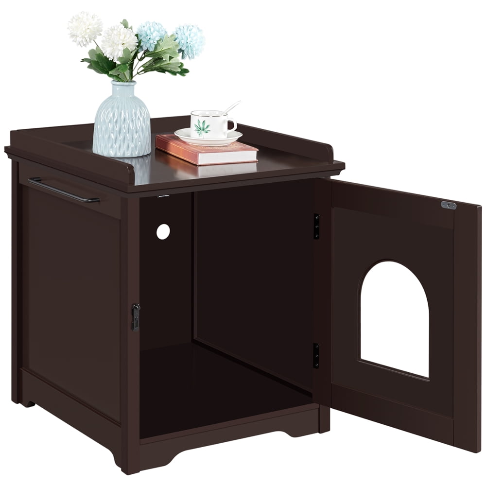 Buy Yaheetech Indoor Cat Litter Box Enclosure Pet Furniture