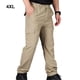 thumbnail image 5 of Pantalones cargo Qarigey para hombre, pantalones de entrenamiento impermeables de secado rápido, Caqui 4XL, 5 of 6