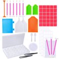 thumbnail image 1 of 75PCS 5D Diamond Painting Accessories DIY Cross Stitch Tool Embroidery Tool kit, 1 of 10