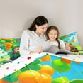 thumbnail image 4 of Feelyou Cute Green Gnome Twin Bedding Sets 7-Piece, Lucky Shamrock Leaf Bedding Comforter Set, Happy St. Patrick's Day Reversible Sheet Sets, Breathable Home Decor, 4 of 8