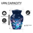 thumbnail image 4 of Yatskia Purple Lotus Mini Funeral Keepsake Urn for Ashes Adult Male, Little Cremation Burial Urns for Human Ashes Adult Female, (Classic Pack of 1, 3 Inch), 4 of 8