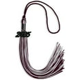 thumbnail image 2 of Endea Graduation Maroon/Silver Mixed Color Graduation Tassel with Black Date Drop, 2 of 10