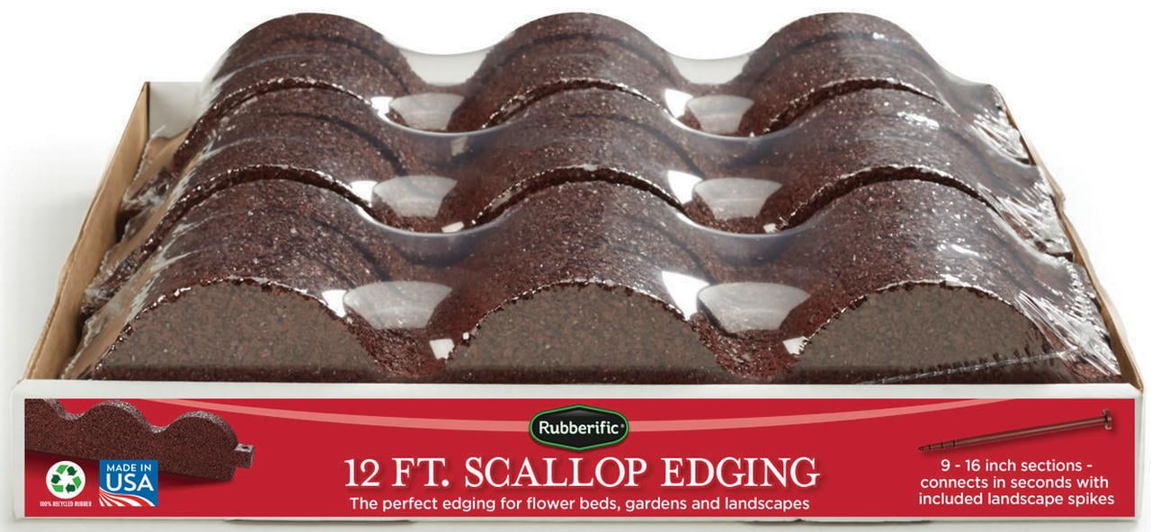 Lasting Beauty 16" Scallop Rubber Edging