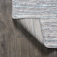 thumbnail image 2 of JONATHAN Y SILK ORCHID 5 x 8 Area Rug, Loom Strie - Gray/Turquoise, SOR200B-5, 2 of 8