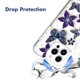 thumbnail image 4 of Funda transparente de doble capa para Apple iPhone 16-Pro / 16Pro (6.3"), antigolpes (doble capa, diseño multimariposa), 4 of 5