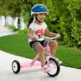 thumbnail image 5 of Radio Flyer 34GX Kids Classic Steel Framed Tricycle with Handlebar Bell, Pink, 5 of 5