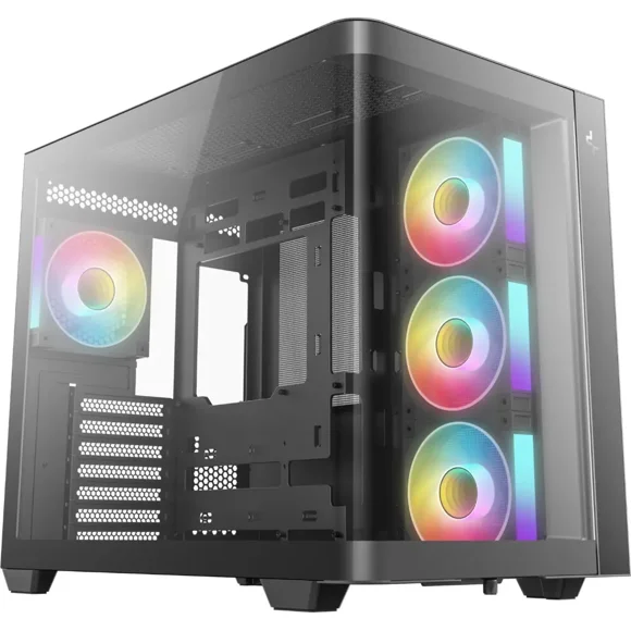 GABINETE DEEPCOOL CG530U 4F ATX CRISTAL TEMPLADO CURVO