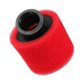 thumbnail image 1 of Speravity Filtro de aire para scooter, moto de cross, motocicleta, codo, cuello, espuma, limpiador de esponja de aire, 35/38/42/45/48mm Accesorios para motos Rojo 38MM Speravity CZ13376-03B, 1 of 5