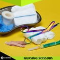 thumbnail image 2 of Cynamed Set of 2 Lister Bandage Scissors - Perfect for EMT, Paramedics, First Aid, Responders, Doctors, Nurses, Students and More (5.5 in. + 7.25 in., Rainbow), 2 of 5
