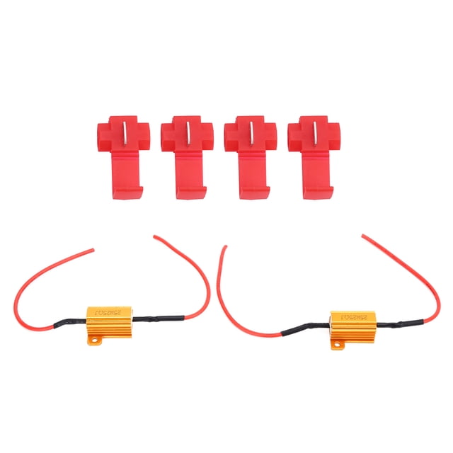 Decodificador LED DE 25W, Error de pecado decodífico ESTABLE DE 2 PIZAS CON 4 HEBILLAS PARA AUTOPARTES