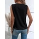 thumbnail image 5 of Camiseta sin mangas con cuello en V y encaje para mujer, 5 of 6
