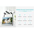 thumbnail image 3 of Wireless Security Camera Outdoor with 12 inch LCD Monitor, Heim Vision 1080P 8CH NVR 4Pcs WiFi Security Camera System with Night Vision, Waterproof, Motion Detection, One-Way Audio, No Hard Drive, 3 of 10