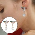 thumbnail image 2 of Bijoux en Liquidation Nouvelle Mode Rétro Boucles d'Oreilles Insectes Femme Bijoux avec Votre Style Unique Or, 2 of 2