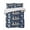 White Dark Blue, variant on Quilts King Size, Navy Blue Coastal Soft Comforter Bedding Set for Bed, Nautical Modern Art Boat Compass Lightweight Quilted Bedspread with Pillow Cover(2 Pieces) for All Season, 96x106 Inch