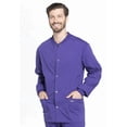 thumbnail image 3 of Cherokee Workwear Professionals Men Warm Up Scrubs Jacket Snap Front WW360, 3 of 6
