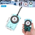 thumbnail image 2 of Uxcell Orienteering Compass, 2 Pack Navigation Hiking Compasses for Map Reading Survival Outdoor Exploring Blue, 2 of 7