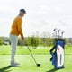 Costway Ensemble Complet de Clubs de Golf pour Hommes 10 Pièces Comprend un Pilote en Alliage – image 4 sur 10
