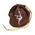 thumbnail image 2 of Bolsa de almacenamiento para pelota de gimnasia rítmica, funda protectora para ejercicios Marrón, 2 of 9