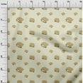 thumbnail image 2 of oneOone Polyester Spandex Medium Yellow Fabric Food Dress Material Fabric Print Fabric By The Yard 56 Inch Wide, 2 of 3