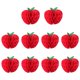 thumbnail image 1 of BRIGHTFUFU 10 piezas 10 cm de papel Apple Honeycomb Decor Fan Set Colgante de pared Honeycomb Ball Shape Colgante Suministros para fiestas para interiores y exteriores Suministros para fiestas, 1 of 7