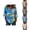 001-Dark Blue, variant on VOUZZA Floral Printed Shirts for Women 3/4 Sleeve Button Up Blouse Tops Casual V Neck Lightweight Tunics Summer Fashion Elegant Flower Pattern Work Clothes Plus Size Top