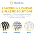 thumbnail image 4 of KastLite Egg Crate Panel 5-Pack in Black | Polystyrene | Nominal 2' x 4' with 1/2" x 1/2" x 3/8" Cell Size | Manufactured by American Louver, 4 of 8