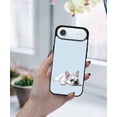 thumbnail image 5 of WIRESTER Shockproof Soft Rubber Cover Case for Apple iPhone 17 Air 6.6" 2025, French Bulldog Dog Lying Down Looking Up On Pale Aqua Background, 5 of 5