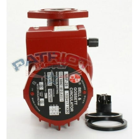 Hydronic Circulating Pump, 1/15 hp, 115V, 1 Phase, Flange Connection