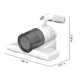 thumbnail image 3 of Mattress Vacuum Cleaner for Dust Mites And Bed Bugs,Bed Vacuum Cleaner Cordless,Great For Sofa,Bed,Carpet Dirt,Pet Hair Cleaning,6000 Per Minute Agitation With Washable Filter, 3 of 6