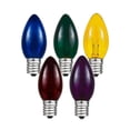 thumbnail image 2 of Bombillas de repuesto novedosas, incandescentes, C9, 7 W, paquete de 25 unidades, 2 of 9
