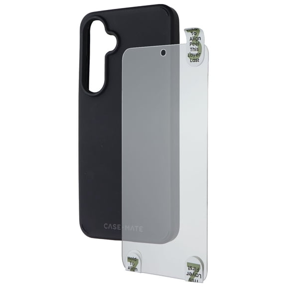 Case-Mate Tough Case & Screen Protector for Samsung Galaxy S24 FE - Black