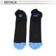 thumbnail image 5 of Calcetines de ciclismo Unique Bargains, de secado rápido, para exteriores, color azul y negro, tamaño M, neutros y universales, 1 par, combinación de colores, 5 of 6