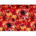 thumbnail image 2 of Zelouf Print On Ity  , Sewing, DIY, Crafts Fabric by the Yard, 387 Red/org, 1 Yard, 2 of 2