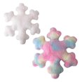 thumbnail image 2 of Creative 3d Snowflake Pillow Christmas Decorative Cushion Pillow Winter Diy Home Decoration for Bedroom Bed And Living Room Sofa (tie dye,50cm), 2 of 7