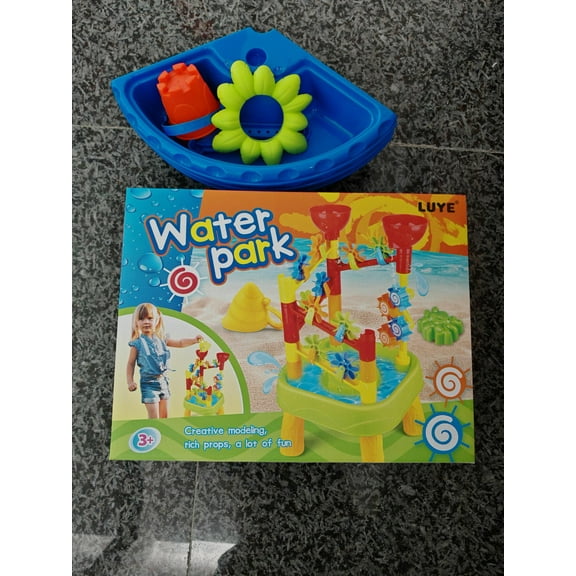 Water Beach Table Playset - Endless Sand Toy for Ages 3 