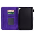 thumbnail image 5 of Tablet Case for Amazon Fire 7 12th Gen 2022, Embossed Tree Pattern PU Leather Book Style Smart Auto Wake/Sleep Cover with Stand Card Slots Magnetic Clasp Shockproof Case, Purple, 5 of 9