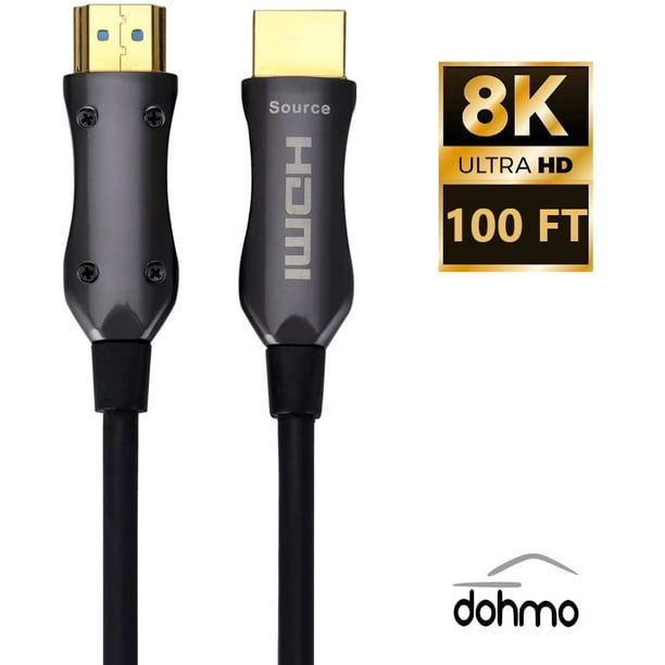 AV STAR High Speed 4K HDMI Lead with Ethernet, Male to Male, Slim Cable,  7.5m 