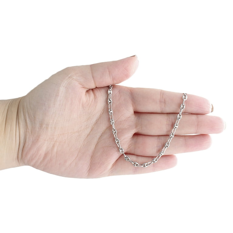 Platinum gucci link chain best sale