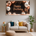 thumbnail image 4 of Decorative Theme Birthday Banner Balloon Design Celebration Happy Birthday Banner for Party Decoration Indoor Event Holiday Backdrop, 4 of 7