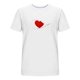 thumbnail image 5 of Tops para hombre, blusas y camisas de manga corta con cuello redondo para hombre, camiseta deportiva informal con estampado de corazones a la moda para hombre, blusa de poliéster de manga corta con cu, 5 of 5