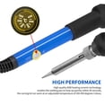 thumbnail image 4 of Kit Soldador Eléctrico 60W Con Temperatura Ajustable 33 Bits De Soldadura Juego De Herramientas De Pirograbado Para Carpintería Grabado Tallado Quemado 46Pcs seitruly TO005310-03, 4 of 7