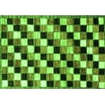 thumbnail image 1 of Ahgly Company Indoor Rectangle Checkered Green Modern Area Rugs, 7' x 9', 1 of 4