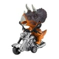thumbnail image 2 of Dinosaur Riding Motorcycle Figurine – Drift Car Dashboard Ornament, Unique Auto Interior Decoration, Funny Car Accessory, Creative Gift for Drivers and Car Lovers, 2 of 4