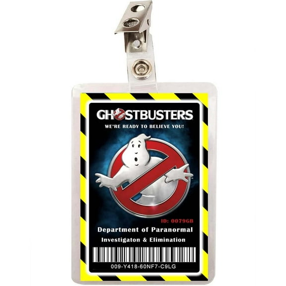 Ghost Catchers Busters Movie ID Badge Name Tag