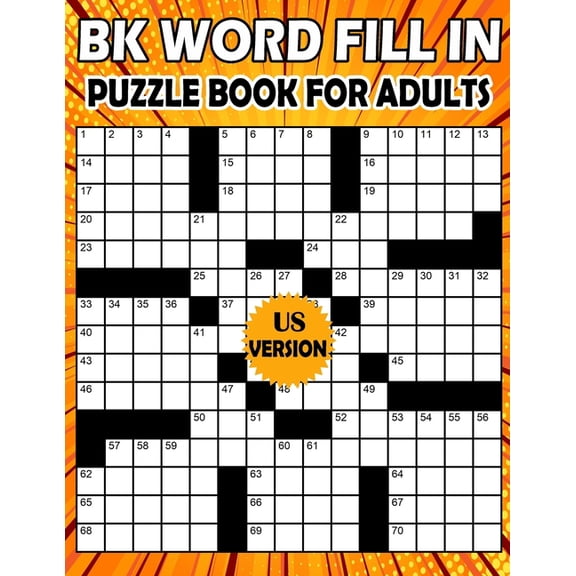BK Word fill in puzzle book for adults: fill ins puzzle book for adults & seniors - Puzzle from (BK Bouchama), (Paperback)